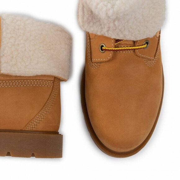 Timberland Women's Linden Woods Fold Down Waterproof Nubuck Boots A1KGC Size 6.5 - Picture 7 of 11